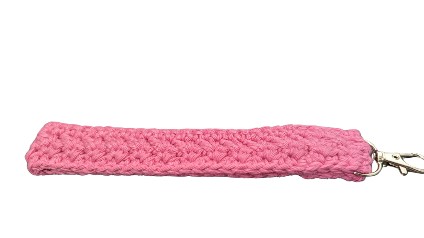 Crochet Wristlet - Pink
