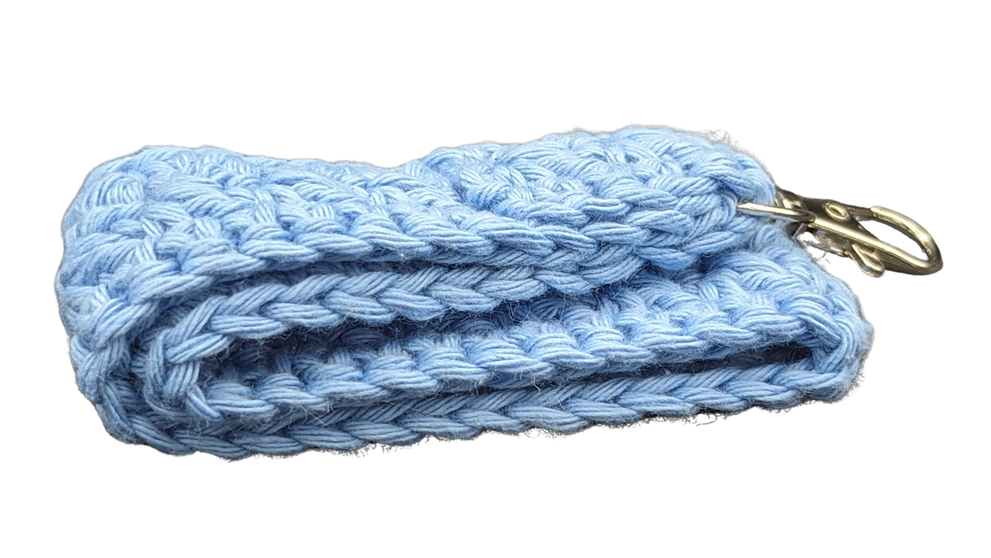 Crochet Wristlet - Light Blue