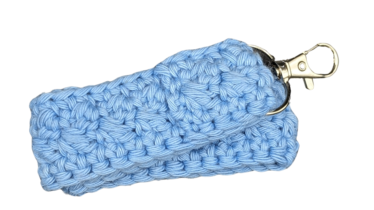 Crochet Wristlet - Light Blue