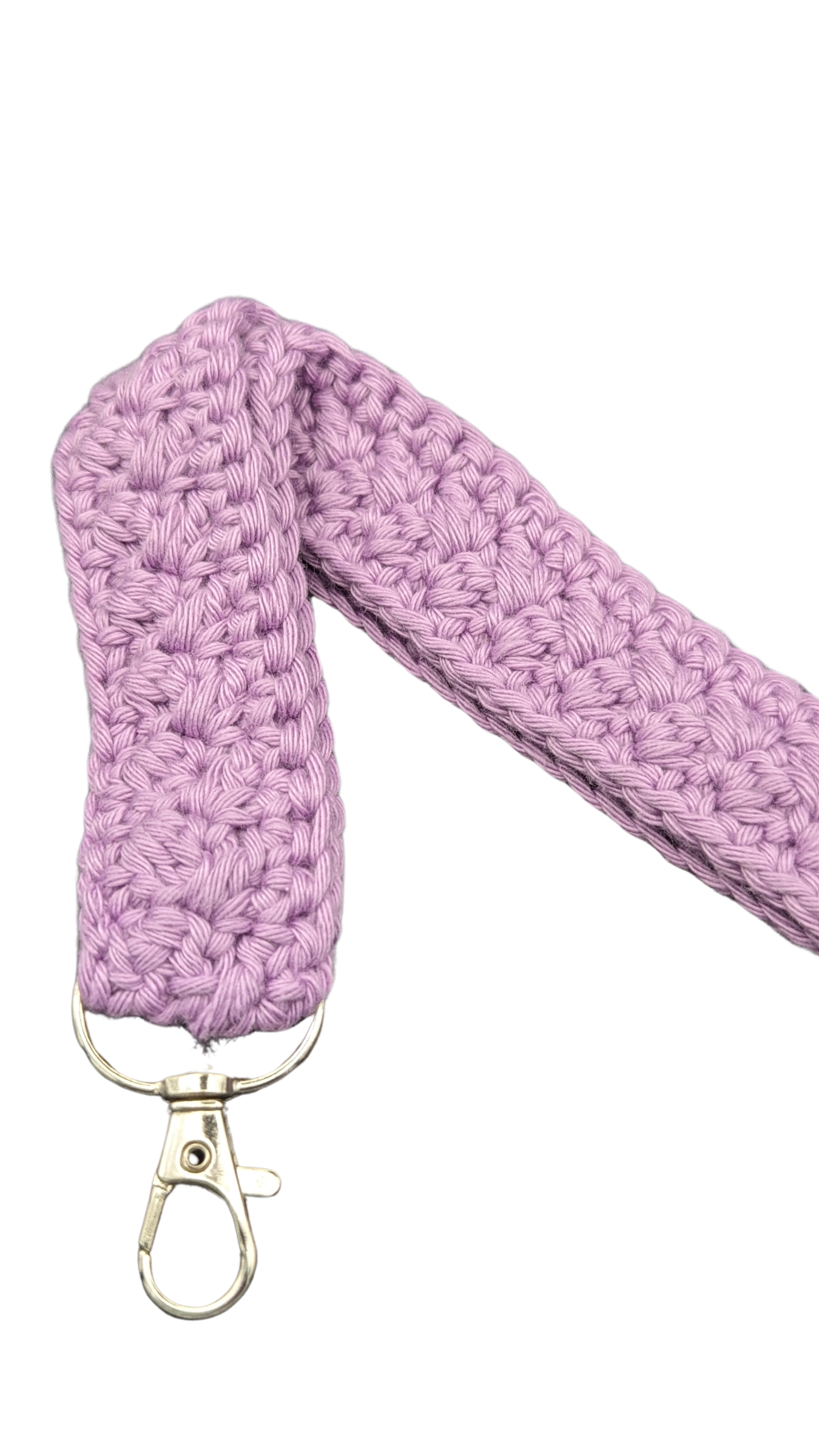 Crochet Neck Lanyard - Light Purple