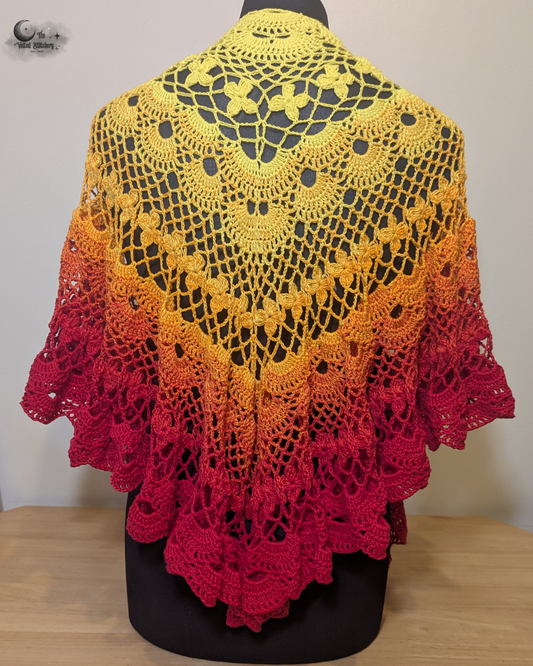 Viral Bloom Shawl