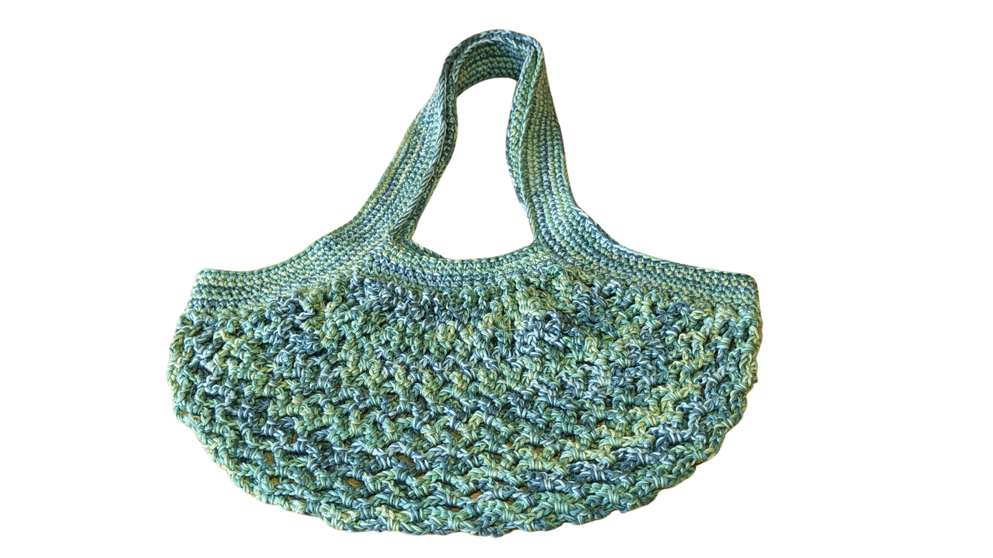 Crochet Mesh Market Bag - Chameleon