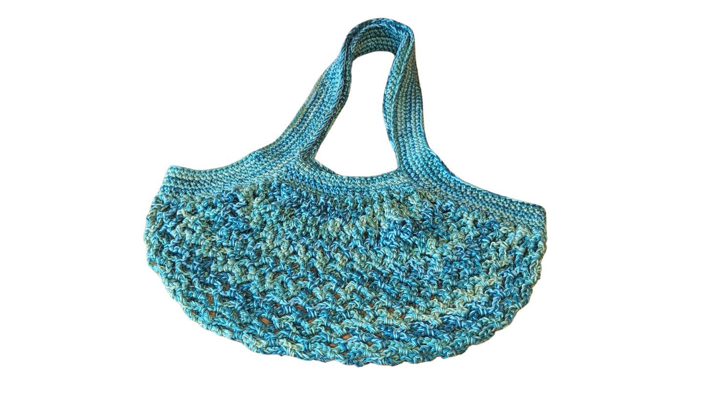 Crochet Mesh Market Bag - Chameleon