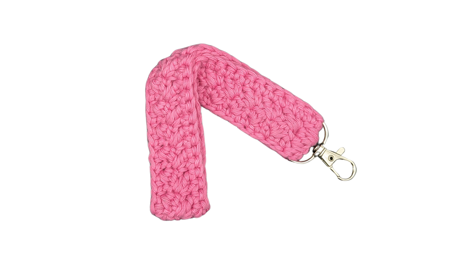 Crochet Wristlet - Pink