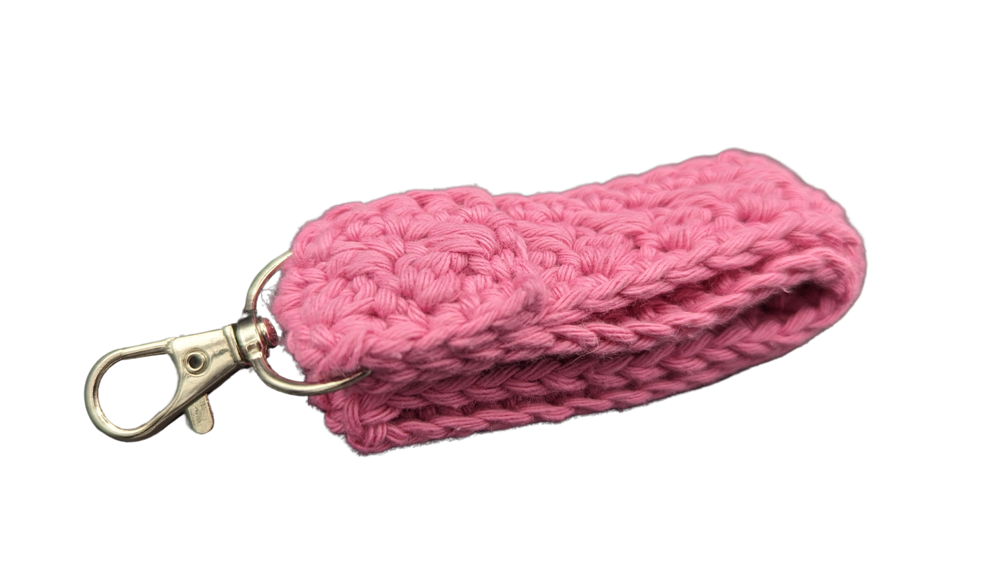 Crochet Wristlet - Pink
