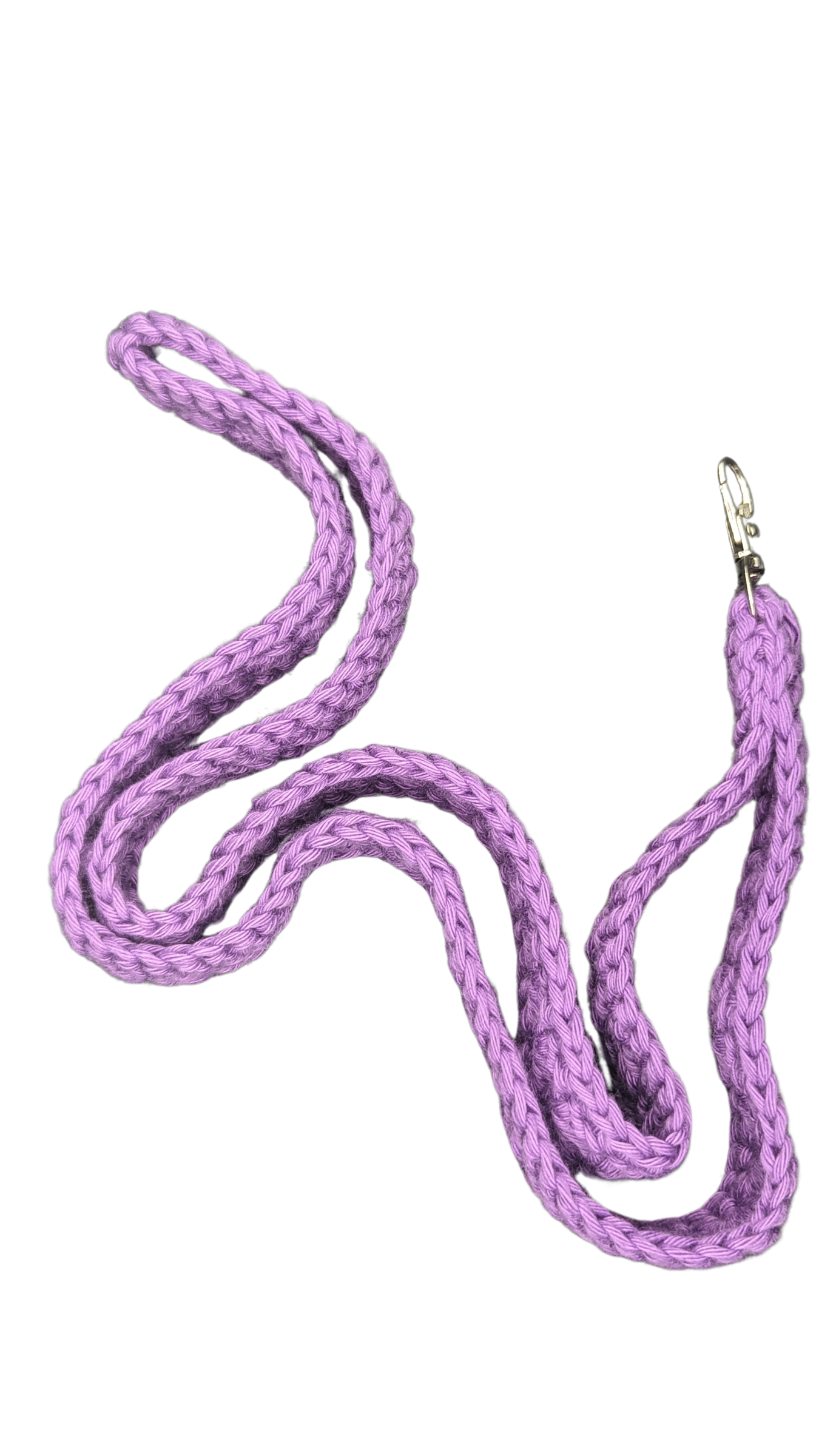 Crochet Neck Lanyard - Dark Purple