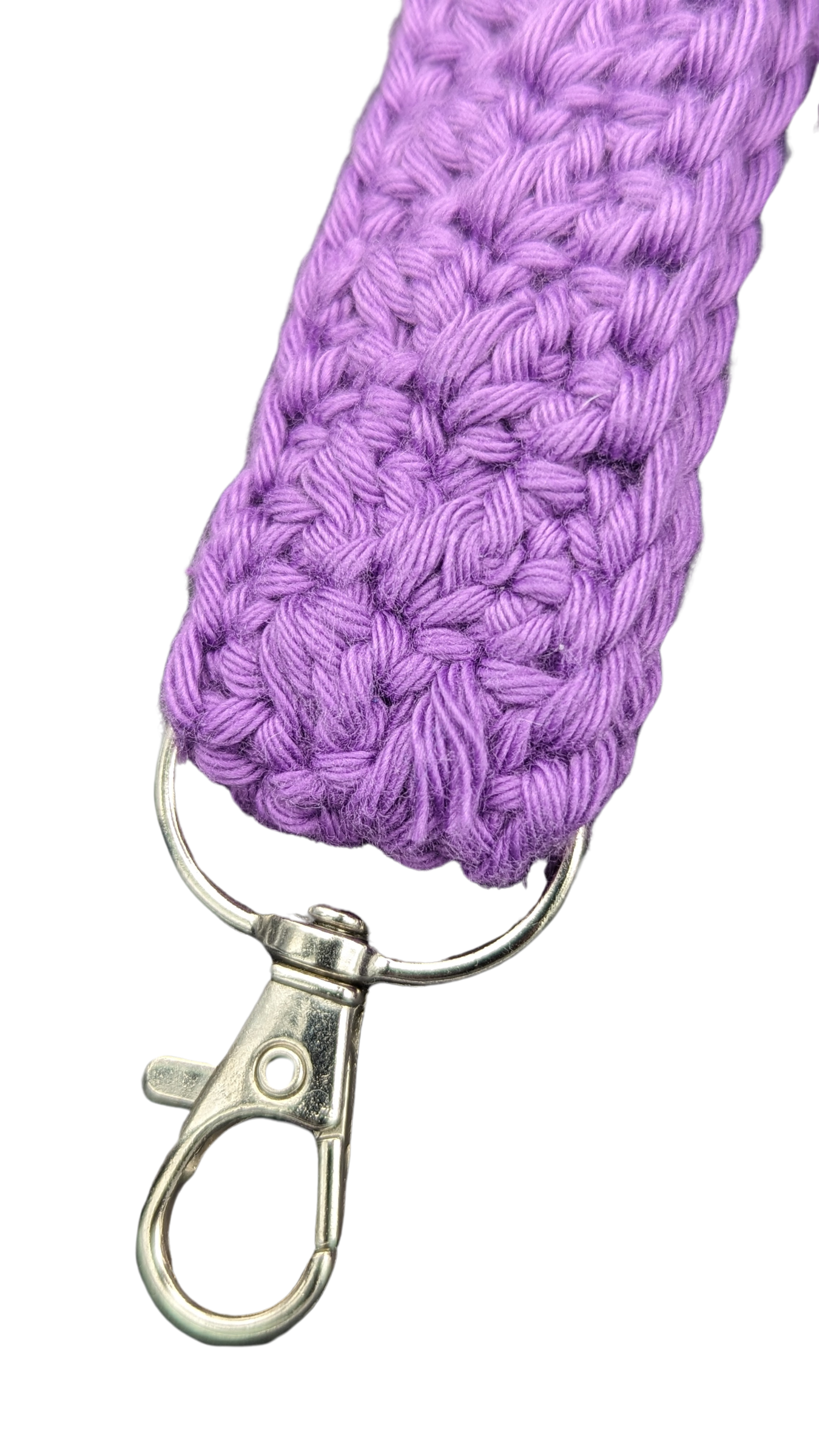 Crochet Neck Lanyard - Dark Purple