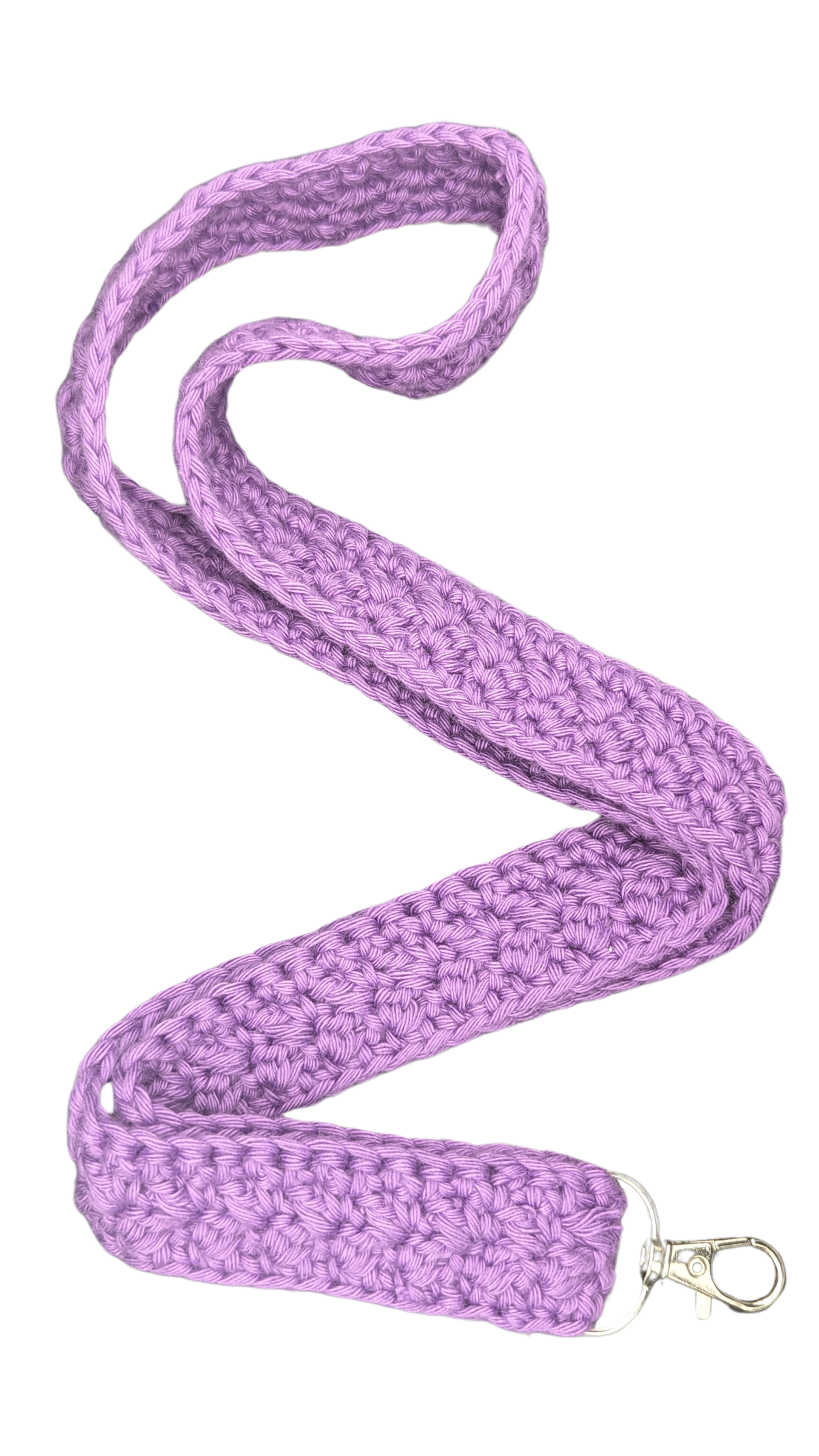 Crochet Neck Lanyard - Dark Purple
