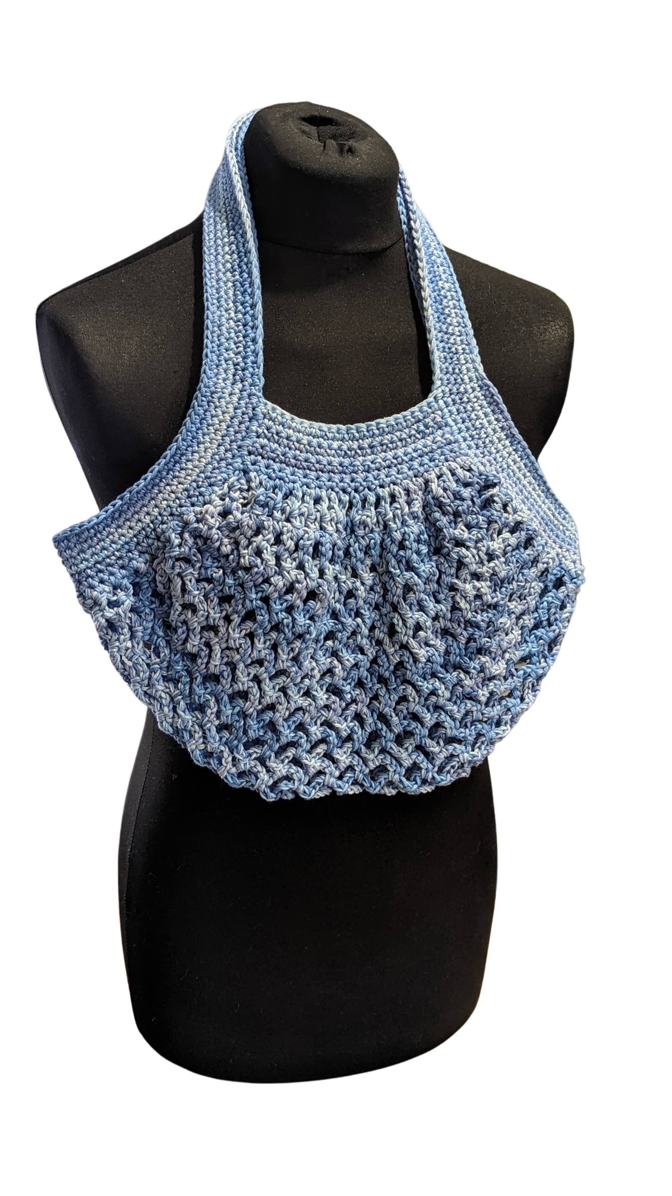 Crochet Mesh Market Bag - Fresh Breeze
