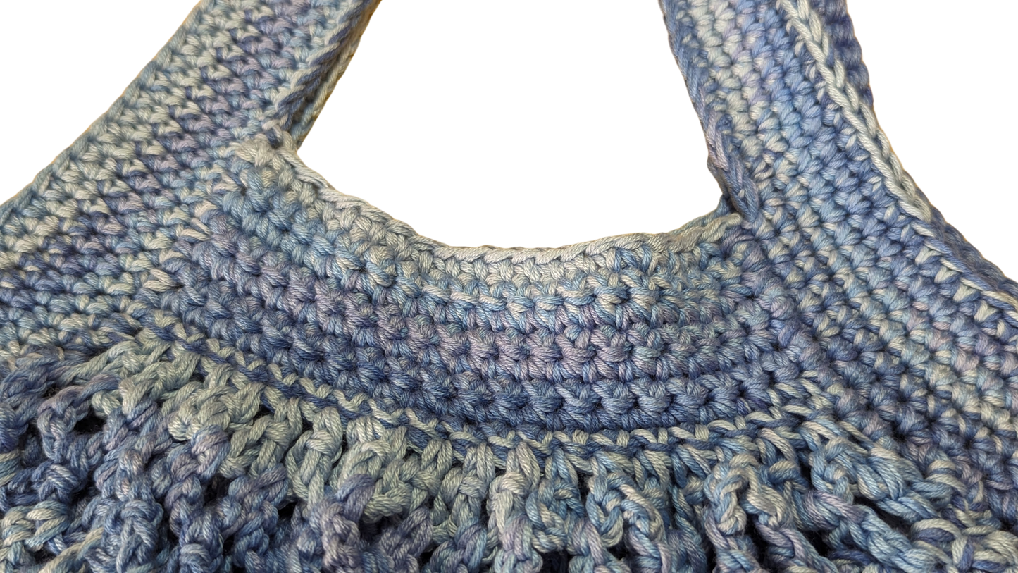 Crochet Mesh Market Bag - Fresh Breeze