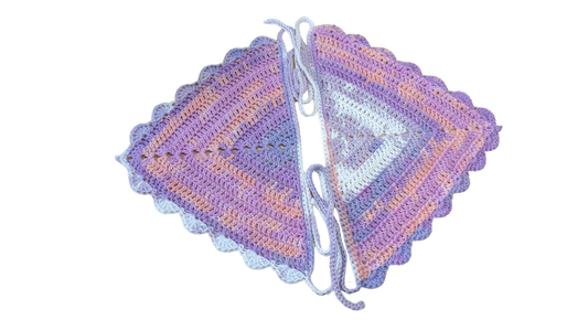 Crochet Bandana - Rose Garden