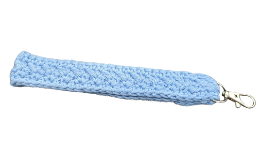 Crochet Wristlet - Light Blue