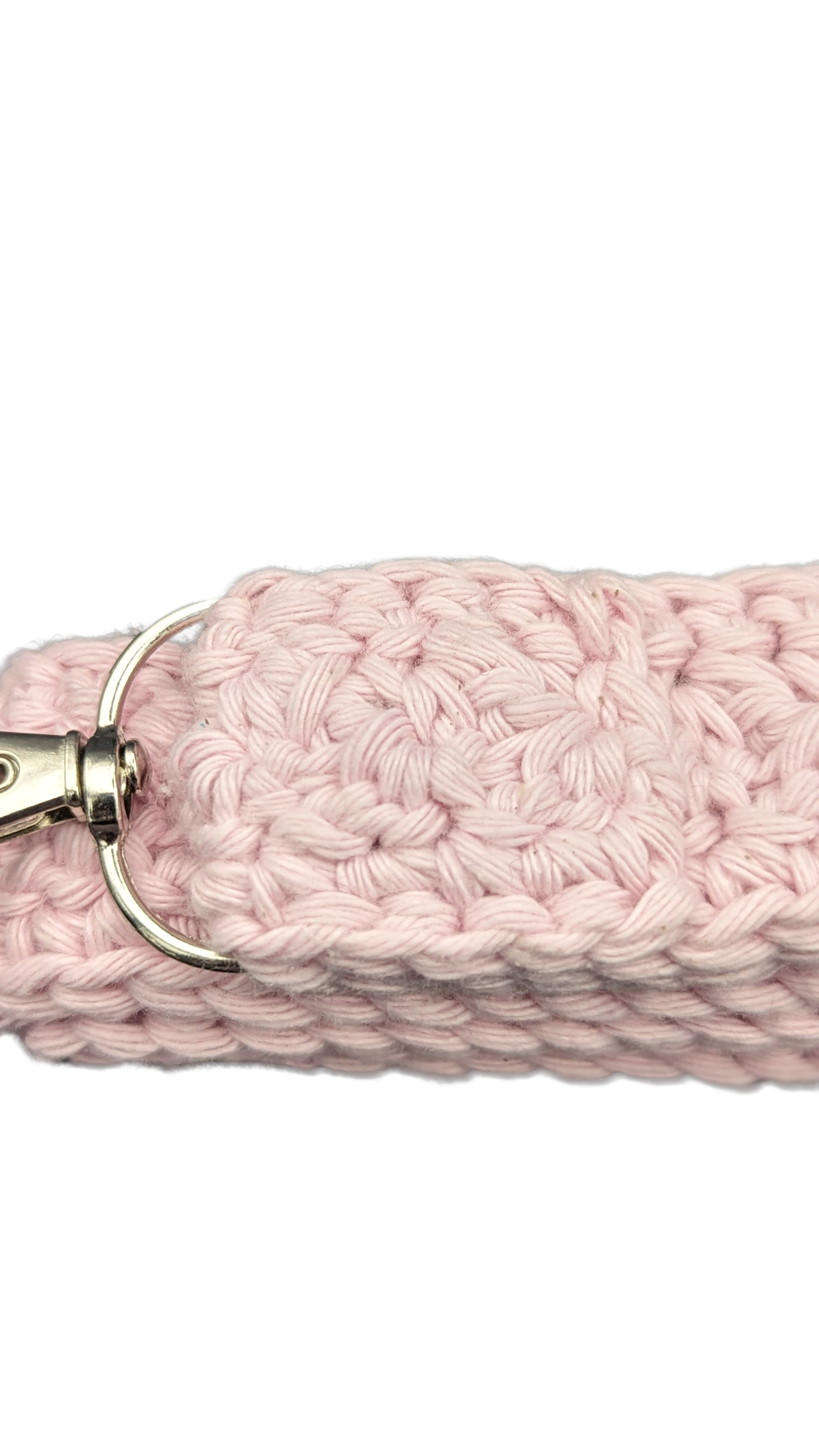 Crochet Neck Lanyard - Light Pink