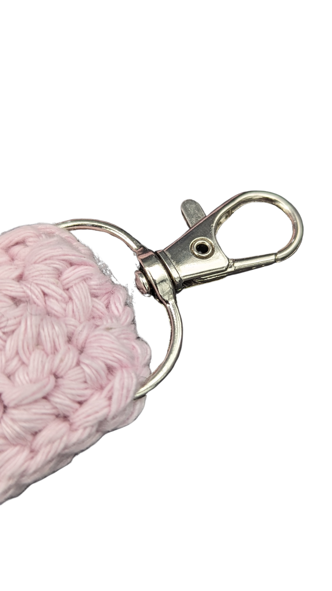 Crochet Neck Lanyard - Light Pink