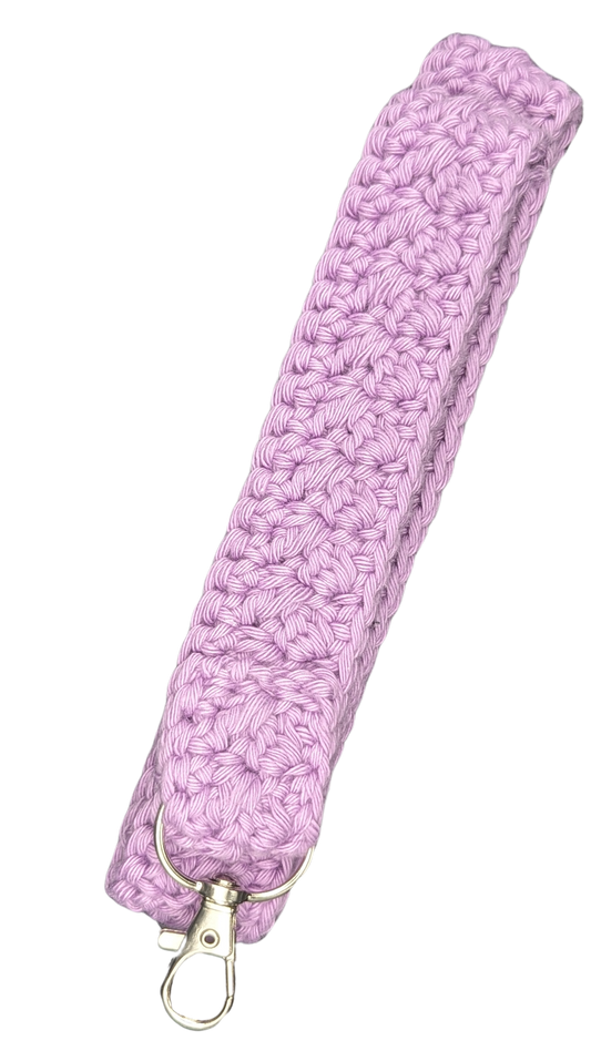 Crochet Neck Lanyard - Light Purple