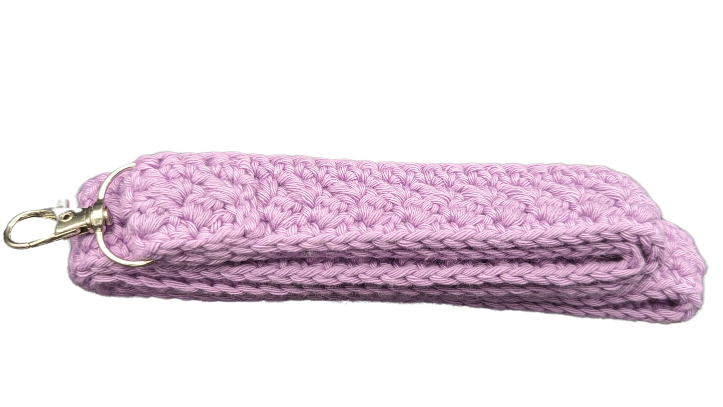 Crochet Neck Lanyard - Light Purple