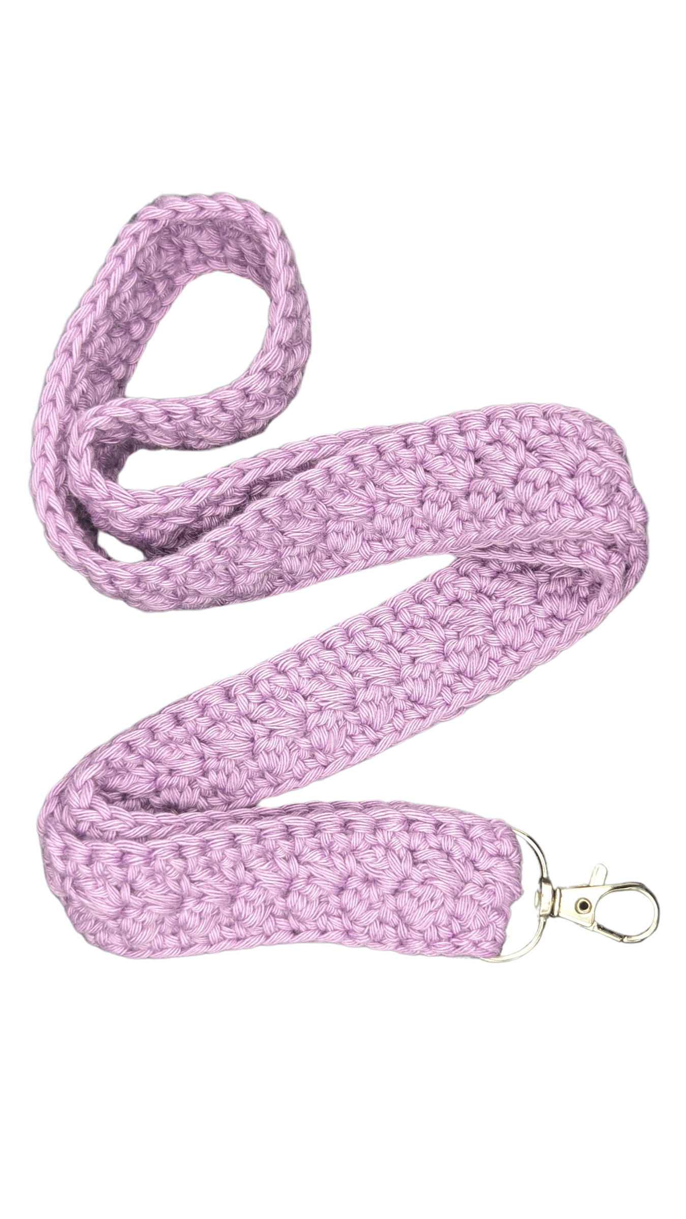 Crochet Neck Lanyard - Light Purple