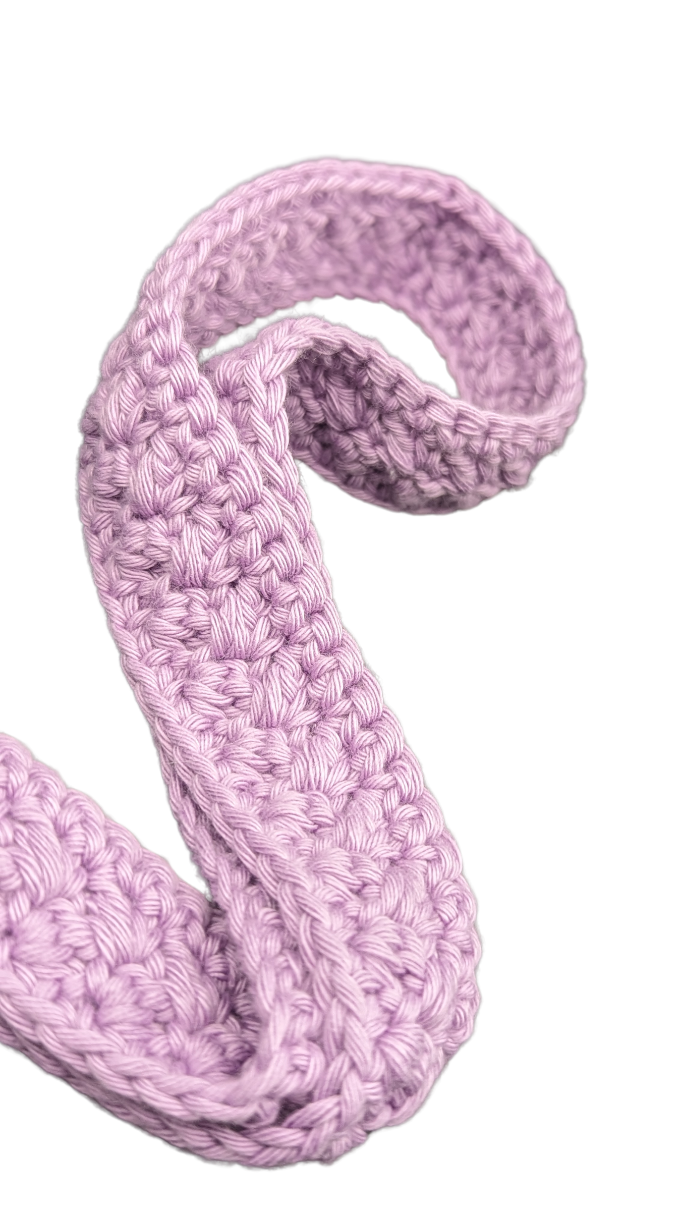 Crochet Neck Lanyard - Light Purple