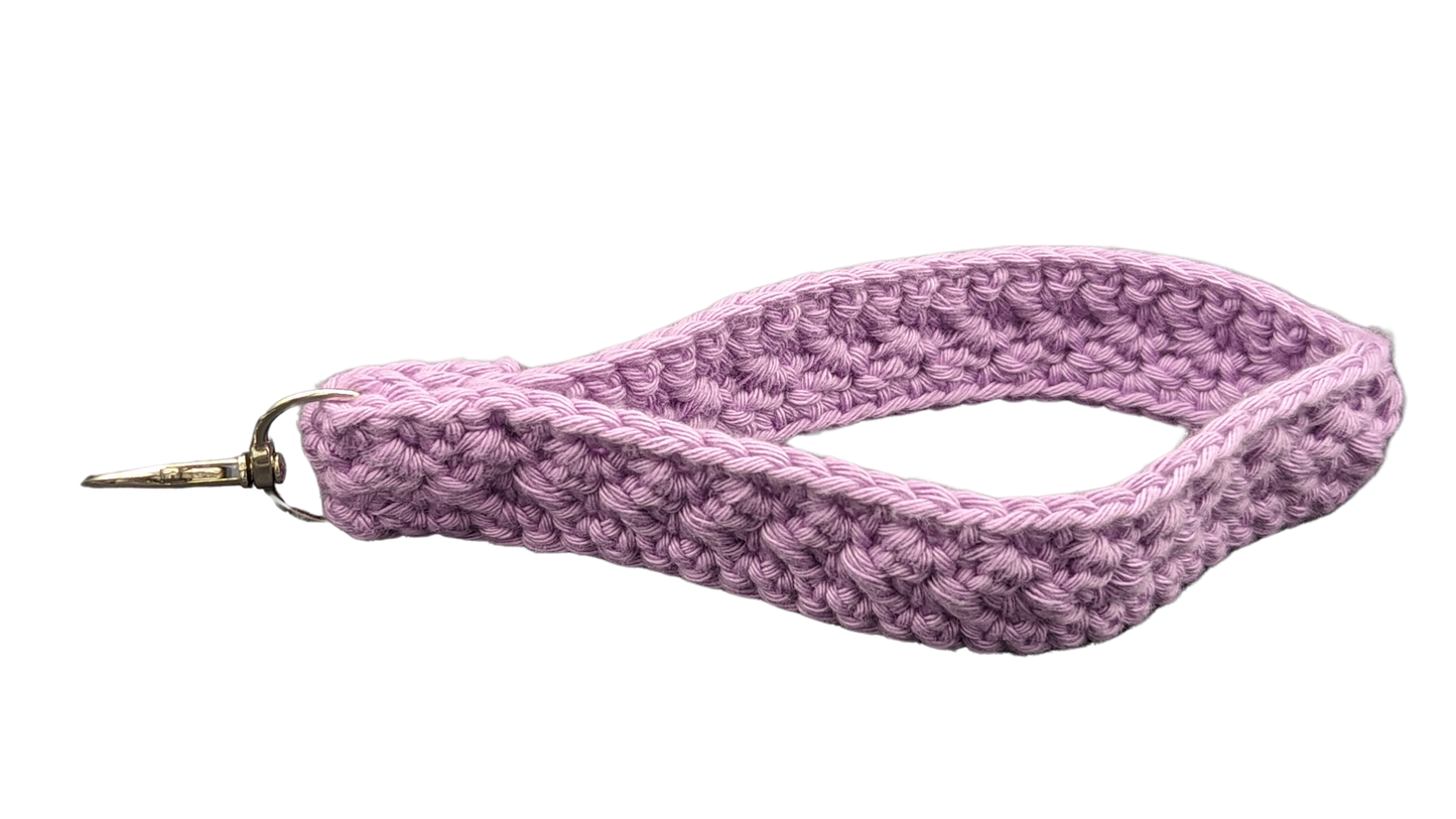 Crochet Wristlet - Light Purple