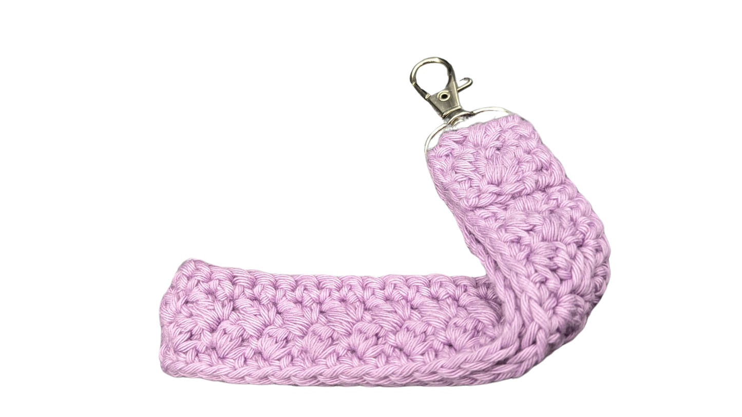 Crochet Wristlet - Light Purple