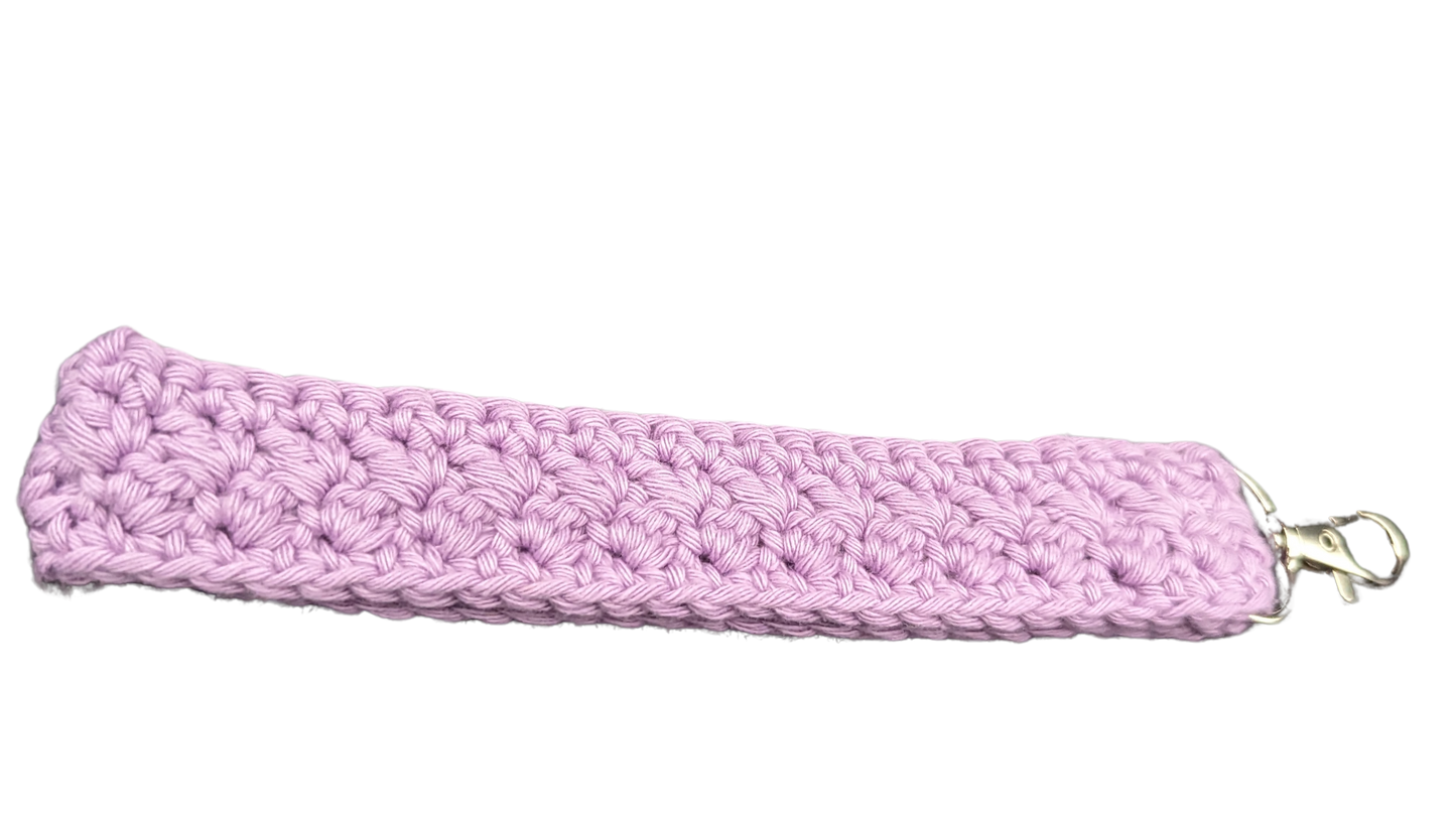Crochet Wristlet - Light Purple