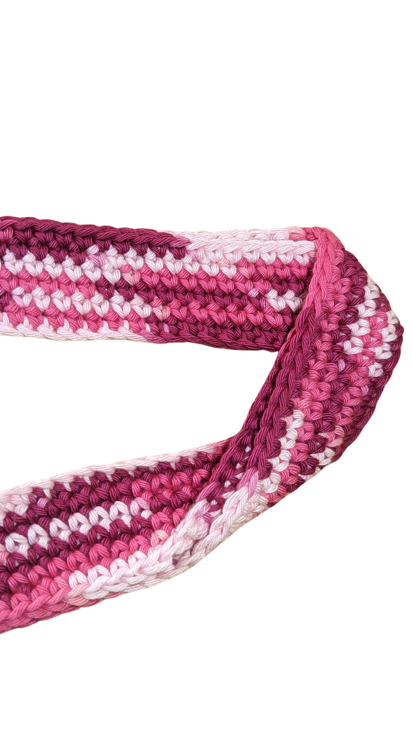 Crochet Mesh Market Bag - Raspberry Sorbet
